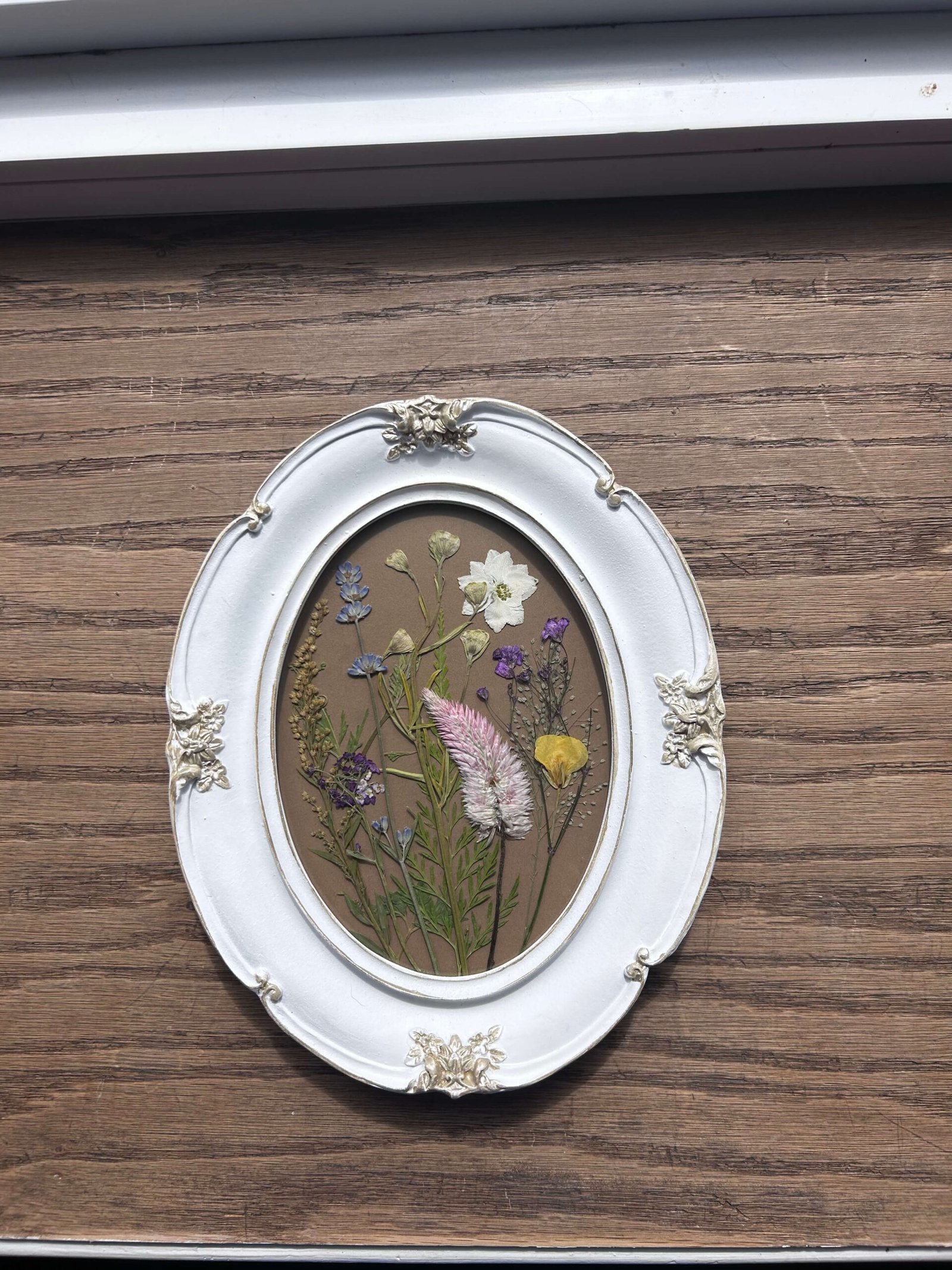 Ornate Frame | White | Oval | #02232 - Image 2